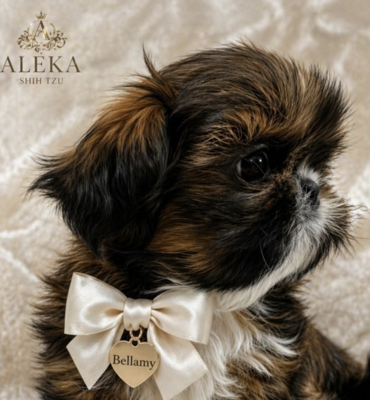 Bellamy, an Aleka Shih Tzu puppy