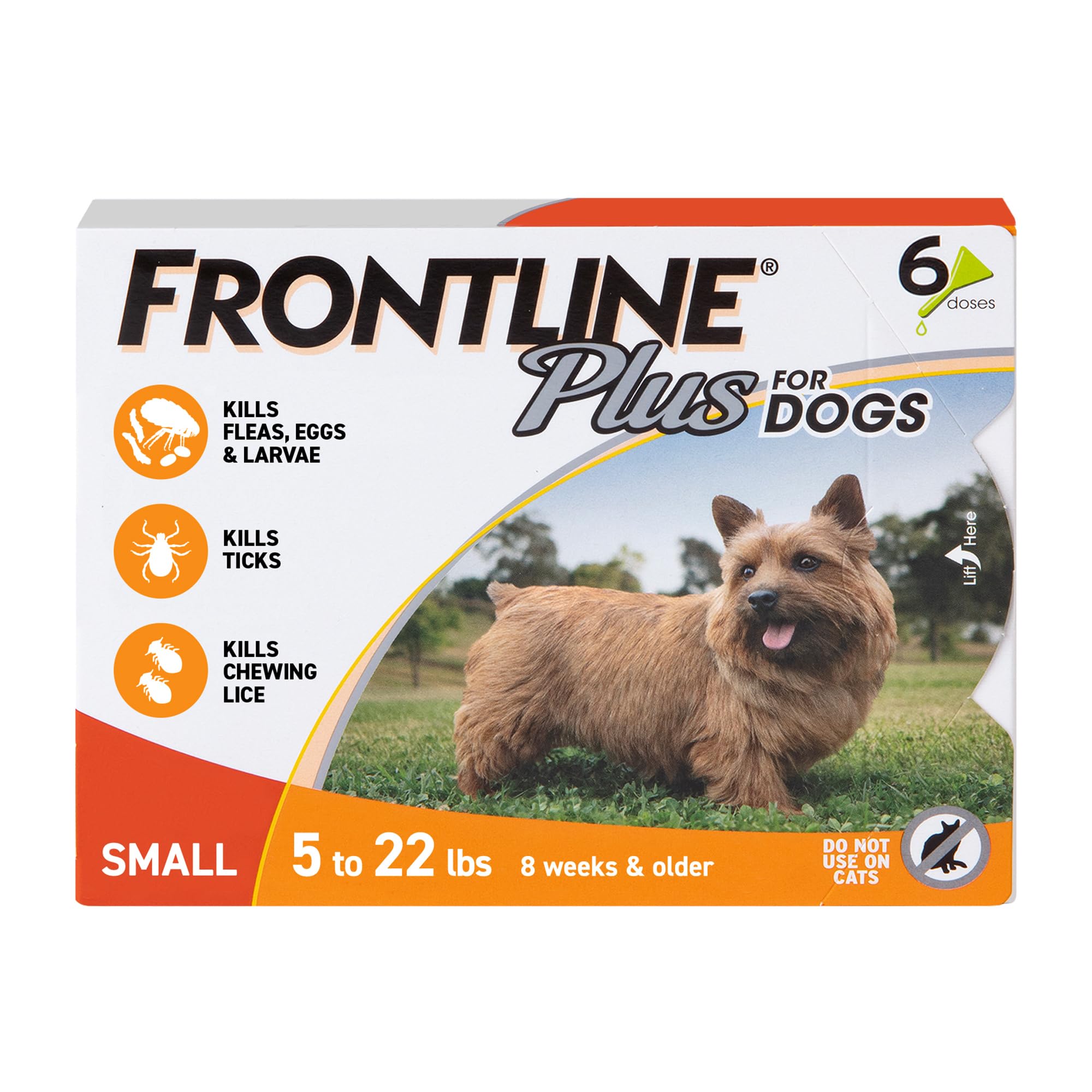 FRONTLINE Plus Flea & Tick Treatment for Small Dogs